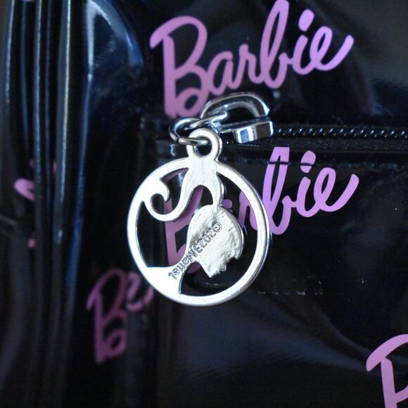 LIMITED EDITION Barbie X Miniso LOGO PRINT Backpack Black Pink Women's Bag - Picture 4 of 16